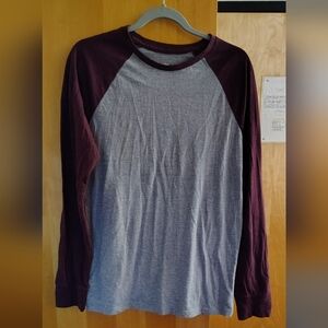 Men's Goodfellow & Co Heather Grey Long Sleeve Shirt